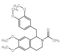 Ethanone,1-[1-[(3,4-dimethoxyphenyl)methyl]-3,4-dihydro-6,7-dimethoxy-2(1H)-isoquinolinyl]- Structure
