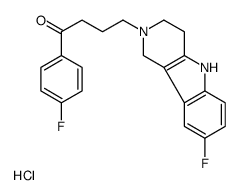 4'-FLUORO-4-(8-FLUORO-1,3,4,5-TETRAHYDRO-2H-PYRIDOó4,3-B]INDOL-2-YL)BUTYROPHENONEHCL,99 Structure