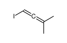 1-iodo-3-methylbuta-1,2-diene结构式