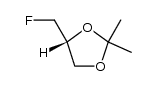 (R)-3-fluoro-1,2-propanediol acetonide Structure