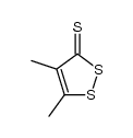 4,5-dimethyl-3H-1,2-dithiole-3-thione结构式