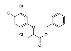 benzyl 2-(2,4,5-trichlorophenoxy)propanoate结构式