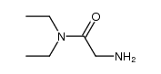 2-氨基-N,N-二乙基乙酰胺结构式