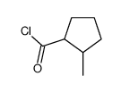 Cyclopentanecarbonyl chloride, 2-methyl- (9CI) Structure