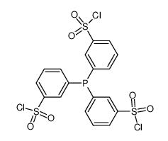 3,3',3''-phosphanetriyltribenzenesulfonyl chloride结构式