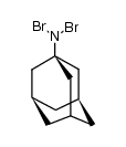 N.N-Dibrom-1-adamantanamin结构式