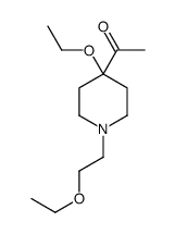 1-[4-ethoxy-1-(2-ethoxyethyl)piperidin-4-yl]ethanone结构式
