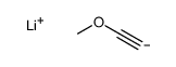 lithium,methoxyethyne Structure