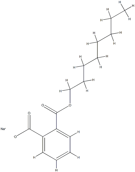 Phthalic acid 1-octyl 2-sodium salt picture