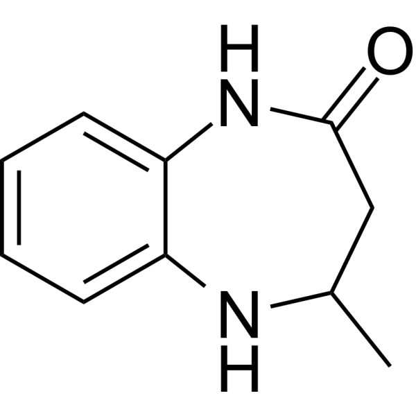 2H-1,5-Benzodiazepin-2-one,1,3,4,5-tetrahydro-4-methyl- Structure