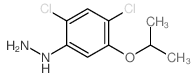 2,4-Dichloro-5-(1-methylethoxy)phenylhydrazin structure