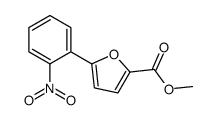 5-(2-硝基苯基)呋喃-2-羧酸甲酯结构式