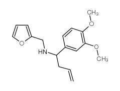 [1-(3,4-dimethoxy-phenyl)-but-3-enyl]-furan-2-ylmethyl-amine Structure