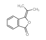 3-propan-2-ylideneisobenzofuran-1-one结构式