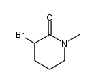 3-溴-1-甲基-2-哌啶酮结构式