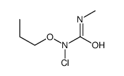 1-chloro-3-methyl-1-propoxyurea Structure
