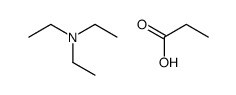 N,N-diethylethanamine,propanoic acid结构式