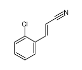 3-(2-chlorophenyl)prop-2-enenitrile结构式
