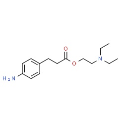 2-(Diethylamino)ethyl 3-(4-aminophenyl)propanoate Structure