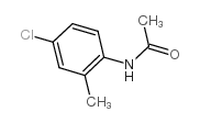 N-(4-氯-2-甲基苯基)乙酰胺结构式