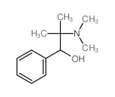 Benzenemethanol, a-[1-(dimethylamino)-1-methylethyl]- Structure