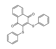 2,3-bis(phenylsulfanyl)naphthalene-1,4-dione Structure