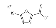 potassium hydrogen 1,3,4-thiadiazole-2,5-dithiolate Structure