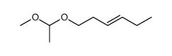 (E)-1-(1-Methoxyethoxy)-3-hexene结构式