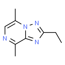 2-Ethyl-5,8-dimethyl[1,2,4]triazolo[1,5-a]pyrazine structure