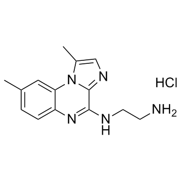N-(1,8-二甲基咪唑并[1,2-A]喹喔啉-4-基)-1,2-乙二胺盐酸盐图片