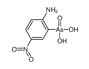(2-amino-5-nitrophenyl)arsonic acid结构式