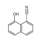 8-hydroxynaphthalene-1-carbonitrile结构式