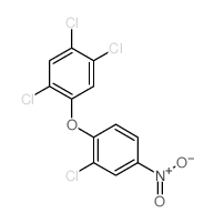 Benzene,1,2,4-trichloro-5-(2-chloro-4-nitrophenoxy)-结构式