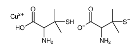 copper,2-amino-3-methyl-3-sulfidobutanoate,hydron Structure