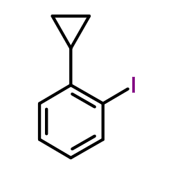 1-环丙基-2-碘苯结构式