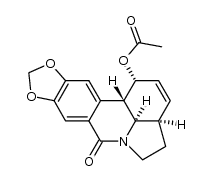 1α-acetoxy-9,10-methanediyldioxy-galanth-2-en-7-one结构式