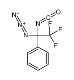 (1-azido-2,2,2-trifluoro-1-isocyanatoethyl)benzene结构式