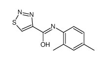 1,2,3-Thiadiazole-4-carboxamide,N-(2,4-dimethylphenyl)-(9CI) structure