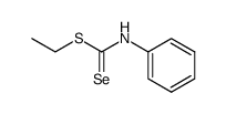 phenyl-selenothiocarbamic acid S-ethyl ester结构式