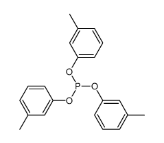 Phosphorous acid tris(m-methylphenyl) ester结构式