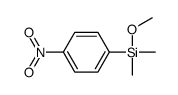 methoxy-dimethyl-(4-nitrophenyl)silane Structure