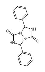 4,8-diphenyl-1,3,5,7-tetrazabicyclo[3.3.0]octane-2,6-dione结构式
