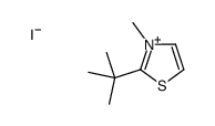 2-tert-butyl-3-methyl-1,3-thiazol-3-ium,iodide Structure