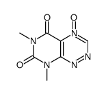 6,8-dimethyl-4-oxidopyrimido[5,4-e][1,2,4]triazin-4-ium-5,7-dione结构式