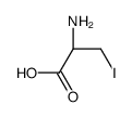 (2R)-2-amino-3-iodopropanoic acid Structure