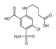 2-(3-carboxypropylamino)-4-chloro-5-sulfamoylbenzoic acid Structure