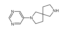 2-pyrimidin-5-yl-2,7-diazaspiro[4.4]nonane Structure