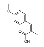 3-(6-methoxypyridin-3-yl)-2-methylprop-2-enoic acid结构式