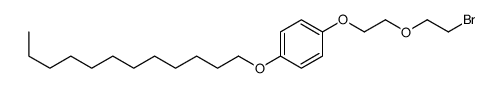 1-[2-(2-bromoethoxy)ethoxy]-4-dodecoxybenzene结构式