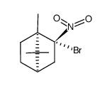 (-)-2exo-bromo-2endo-nitro-bornane结构式